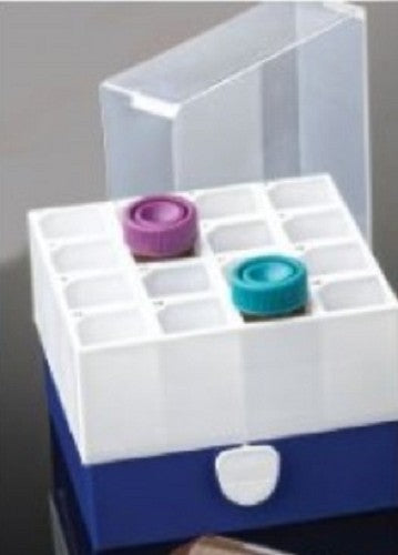 Labcon 16-PlacePolypropylene Freezer Storage Box for 50mL Centrifuge Tubes