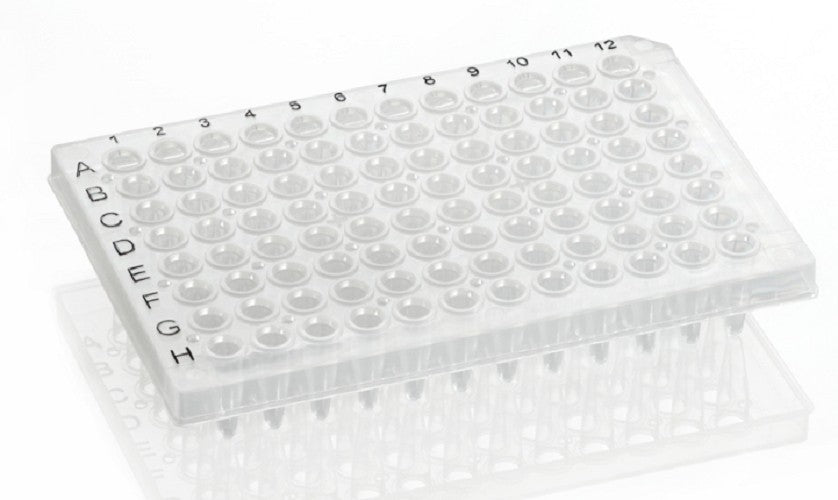 Chromoplas 96 well 0.2mL semi-skirted white Real Time PCR plates-pkt/25