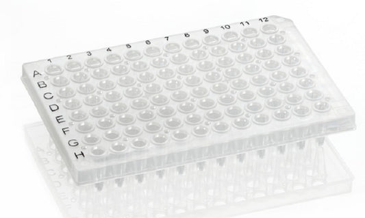 Chromoplas 96 well 0.2mL semi-skirted white Real Time PCR plates-pkt/25