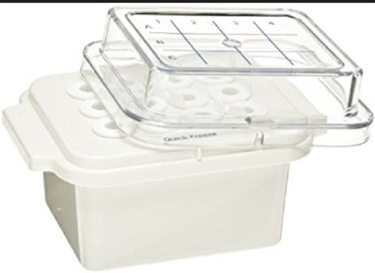 Brand, Mini tube cooler, polycarb with non-toxic gel for 12 x 0.5 ml to 2.0 ml tubes, 0°C, up to 60 min,  Red