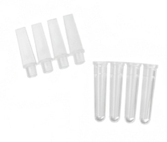 Axygen 0.1ml Rotorgene Strip Tubes and caps, 4 tubes per strip/250/pkt/1000/box