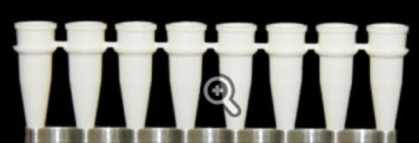 Chromoplas 8 white strip tubes, 0.2mL-per /120 x 8