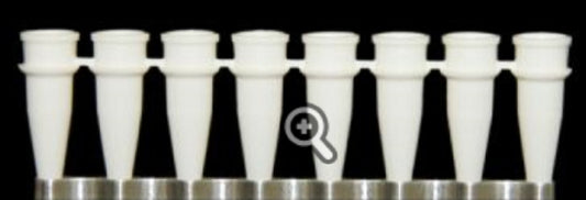 Chromoplas 8 white strip tubes, 0.2mL-per /120 x 8