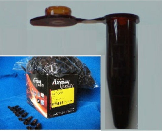 Axygen Amber flip top tubes 1.5ml boil proof- Non-Sterile-pkt/500