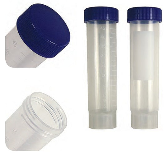 Labco 50ml skirted, sterile centrifuge tubes-pkt/500