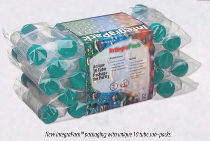 Labcon 50ml Super Clear Falcon Style centrifuge tubes with attached caps, Max RCF:20,000xg, sterile, pkt/50/ctn/500