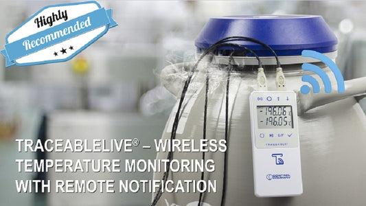 Control Company Liquid Nitrogen TraceableLIVE® Datalogger Thermometer