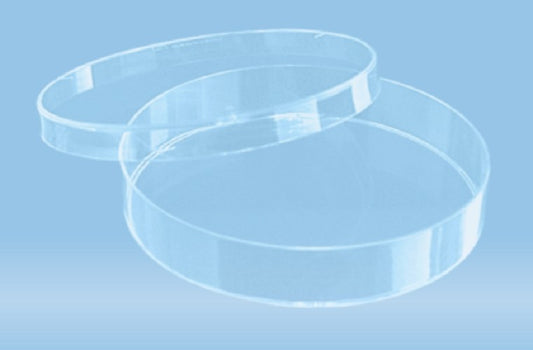 Sarstedt-Petri dishes, 92 x 16mm, polystyrene, clear, sterile, vented,  heat resistant to 80oC-(20/pkt/480/ctn)
