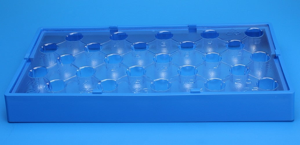 FINNERAN-25 Position Insert Tray for Universal Vial Rack to Hold 15mm Vials, (Rack sold separately), pkt/5