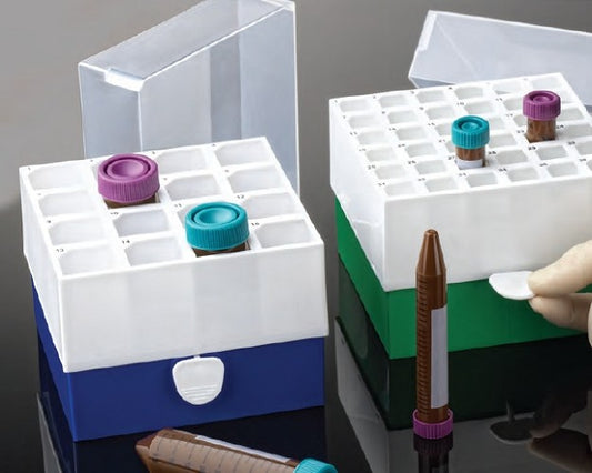 Labcon Polypropylene Freezer Storage Box for 15mL Centrifuge Tubes, pkt/2