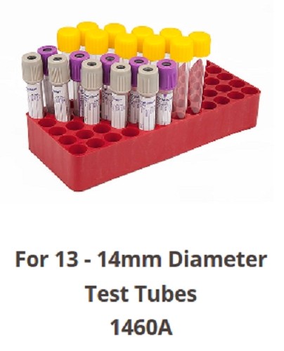 Red Test Tube Rack Racks For Test Tubes – Adelab Scientific