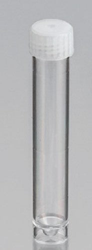 10mL-Technoplas polystyrene V bottom tubes, Natural Polyethylene Cap Separate-pkt/1000