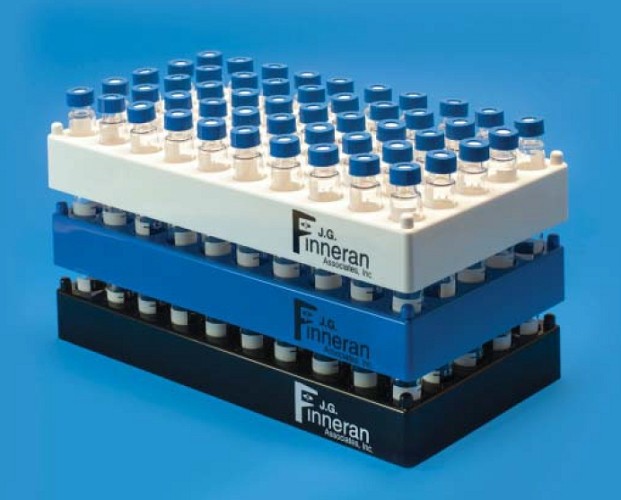 Finneran Stackable Vial Racks for 12x32mm Vials – Adelab Scientific