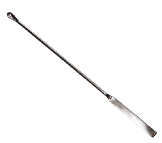 LABCO Spatula Micro Spoon 150mmL, one end flat the other micro spoon, blade length 40mm, blade width 5mm, handle diameter 2.5mm