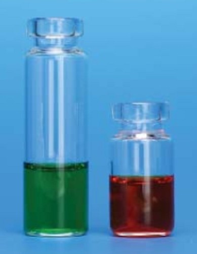 FINNERAN-20mL SPME Clear Radius Bottom Vial, 23x75mm, 20mm Flat Top Crimp, Thicker Lip Finish, pkt/100