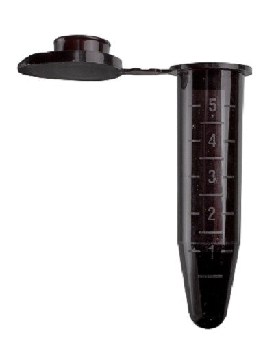 Axygen Amber flip top, snap cap tubes, 5.0ml boil proof- non-sterile, Max RCF:14,000 xg, pkt/250