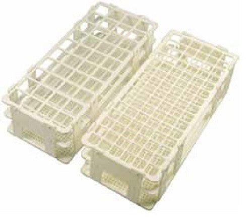LABCO Rack for 13mm tubes, 90 place, 6 X15 array, white, foldable & au ...