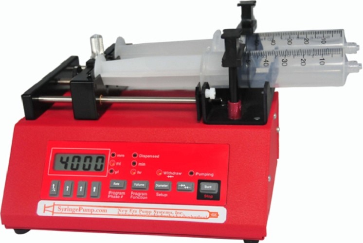08. New Era NE-4002X High Resolution Microfluidics Double Syringe Pump