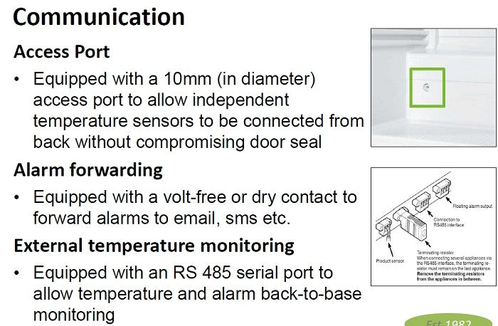 Liebherr Spark-free Laboratory Refrigerators and Freezers with Electronic Control 