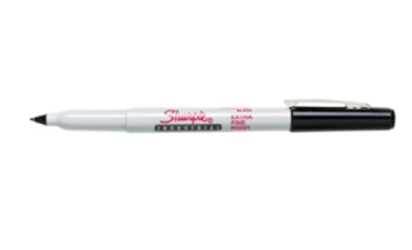 Sanford Specialty marker,0.4mm, Black, Heat resistant to 260oC, suitable for sterilisation, pkt/12