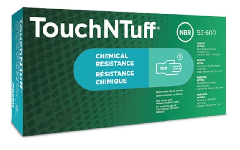 Ansell Nitrile Touch N PF Gloves, Small, Box/100