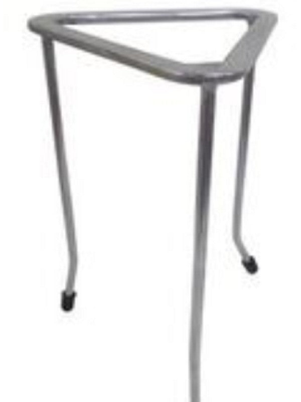 Technos Tripod, triangular bunsen burner stand, nickle plated with rubber feet, 150mmH