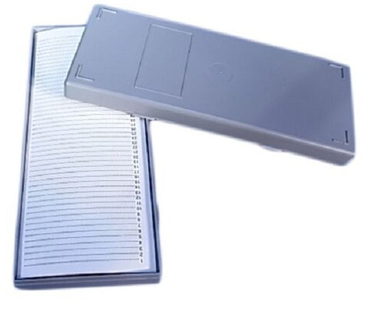 Technos-Slide box, Microscope, Plastic, Fits 50 slides