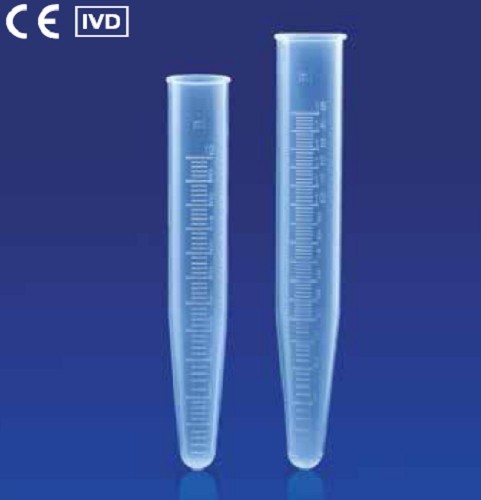 Kartell PP Centrifuge Tubes, Cylindrical, Round Bottom, Autoclavable
