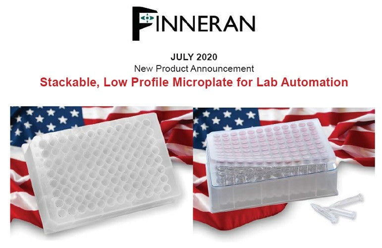 Finneran Stackable, Low Profile Microplate for Lab Automation
