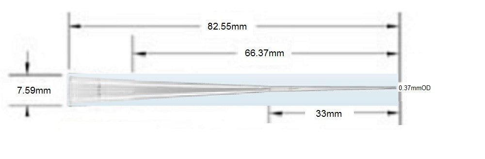 Axygen/Sorenson 1-200µL Extra long gel loading tips 