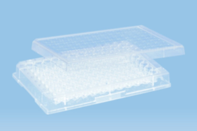 Sarstedt 96 well micro test plates, with lid, sterile, pkt/50 Ind Wrap ...