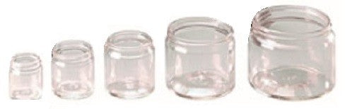 LABCO Jar Glass Squat Clear 30mL, (46h x 41diam) mm, each