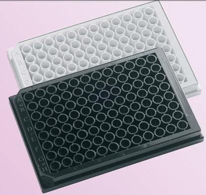 FINNERAN-PORVIAR- Krystal™ 96-well glass bottom plates, 335nm UV optical cut-off, well volume 350μl, pkt/10