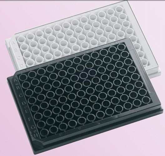 FINNERAN-PORVIAR- Krystal™ 96-well glass bottom plates, 335nm UV optical cut-off, well volume 350μl, pkt/10